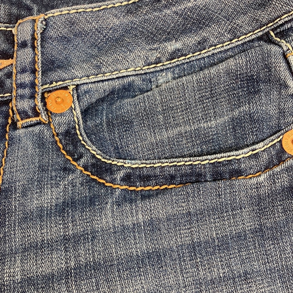 Seven7 Blue Denim Jean Shorts - Picture 4 of 10